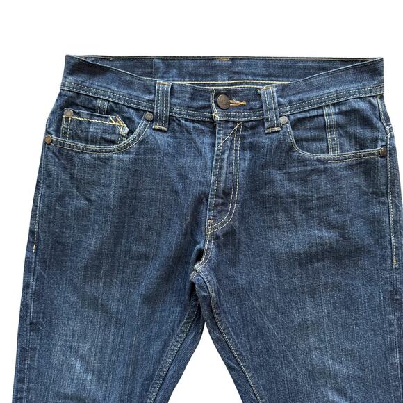 Levi's 511 Jeans Men's 32x30  Blue Skinny Zipper pockets 2010 Silver tab Levis - Picture 2 of 16